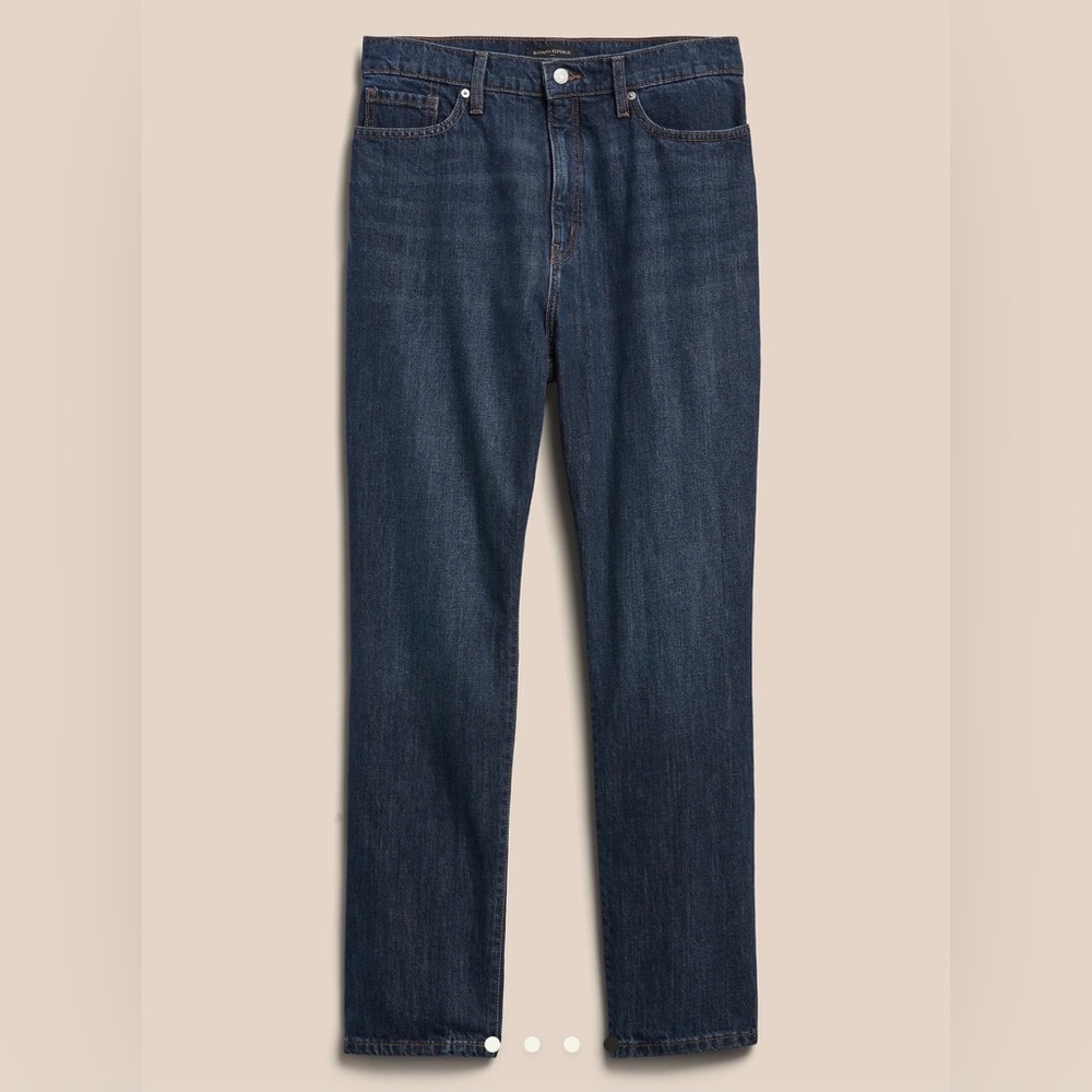 NWT. Banana Republic Factory Curvy Straight Jeans Size 27 - Picture 4 of 14